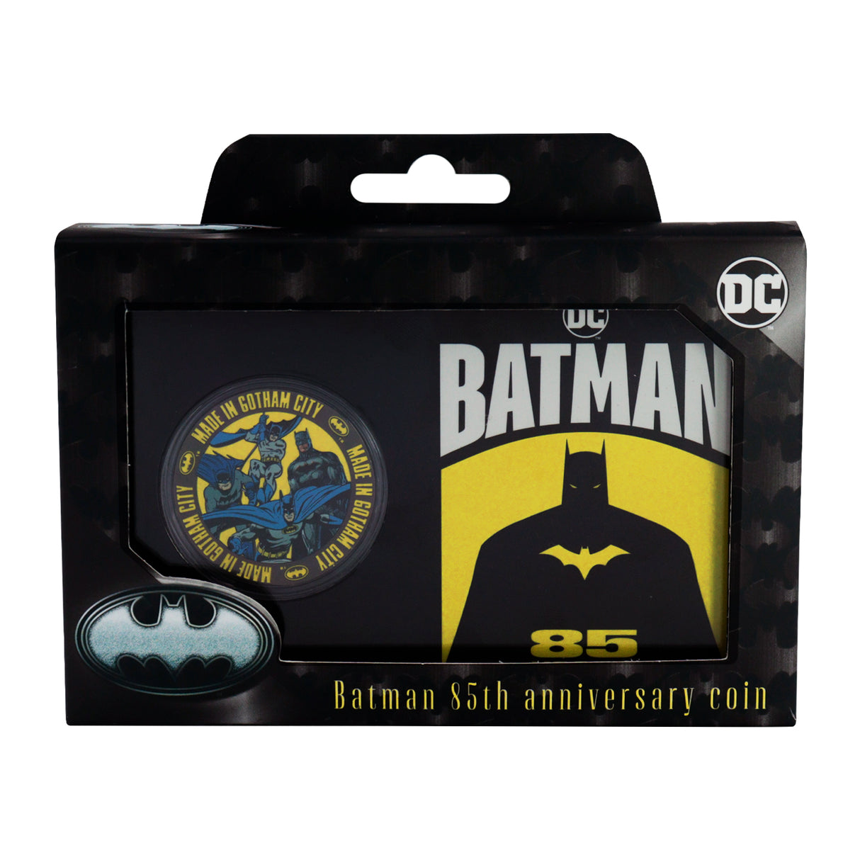Batman 85th Anniversary BATMAN Limited Edition Collectible Coin and XL Stand