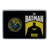 Batman 85th Anniversary BATMAN Limited Edition Collectible Coin and XL Stand