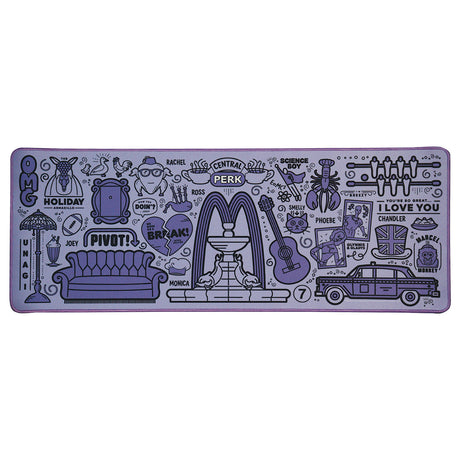 Fanattik FRIENDS Central Perk XL Desk Pad and Coaster Set (800 x 300mm)
