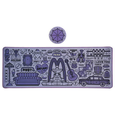 Fanattik FRIENDS Central Perk XL Desk Pad and Coaster Set (800 x 300mm)