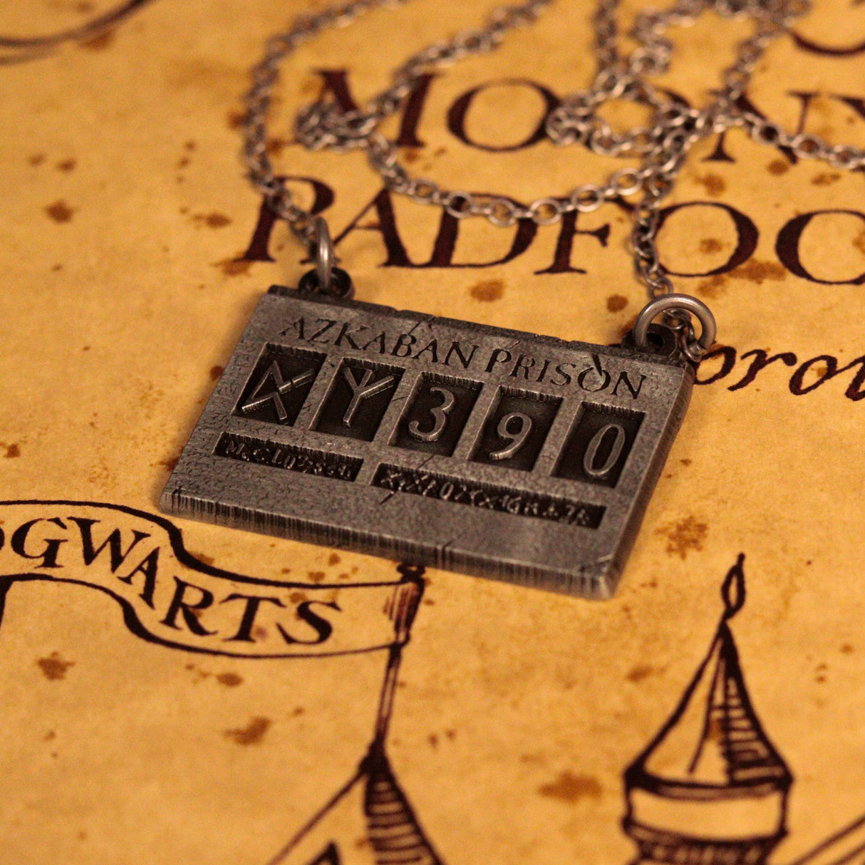 Harry Potter SIRIUS BLACK Azkaban Prison ID Limited Edition Collectible Metal Necklace