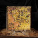 METAL MAP | The Lord of the Rings | Fanattik | Limited Edition