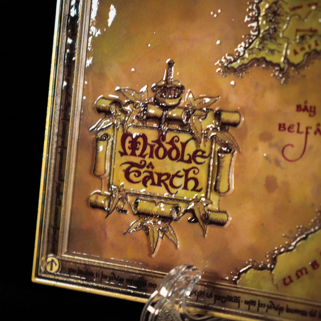 METAL MAP | The Lord of the Rings | Fanattik | Limited Edition
