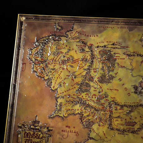 METAL MAP | The Lord of the Rings | Fanattik | Limited Edition