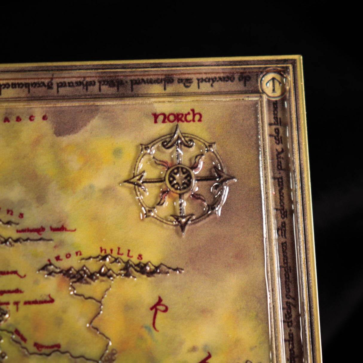 METAL MAP | The Lord of the Rings | Fanattik | Limited Edition