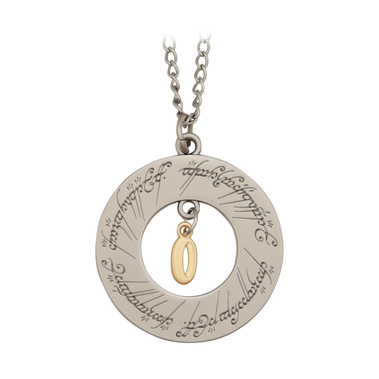 The Lord of the Rings THE ONE RING Limited Edition Silver & Gold Plated Necklace