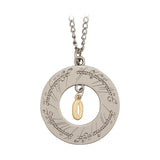 The Lord of the Rings THE ONE RING Limited Edition Silver & Gold Plated Necklace