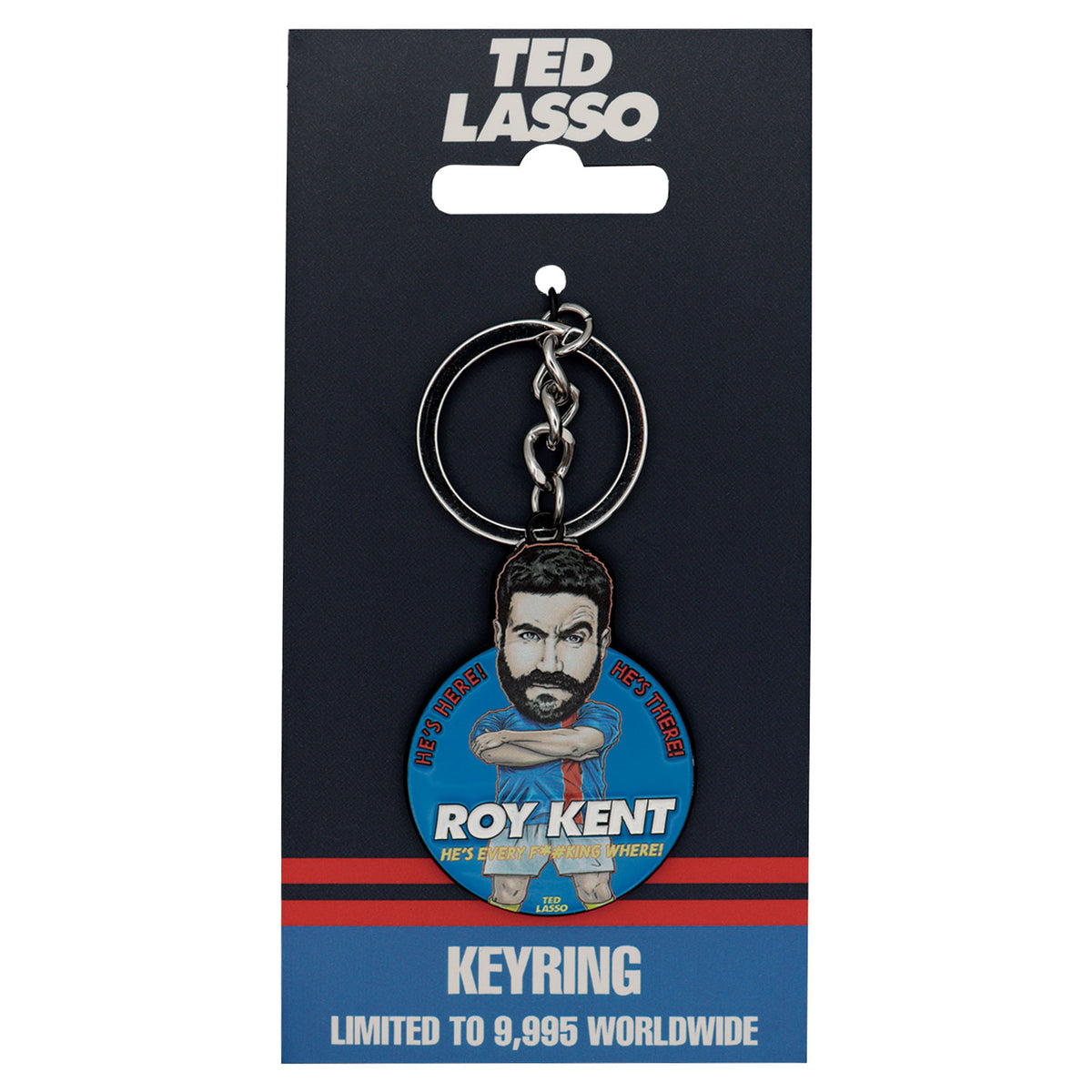 Fanattik Ted Lasso: ROY KENT Limited Edition Metal Keyring