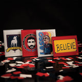 Fanattik | TED LASSO & ROY KENT Believe Set of 4 Acrylic Magnets