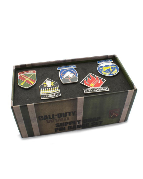 Official Call Of Duty WW2 Pin Badge Set (4613302288468)
