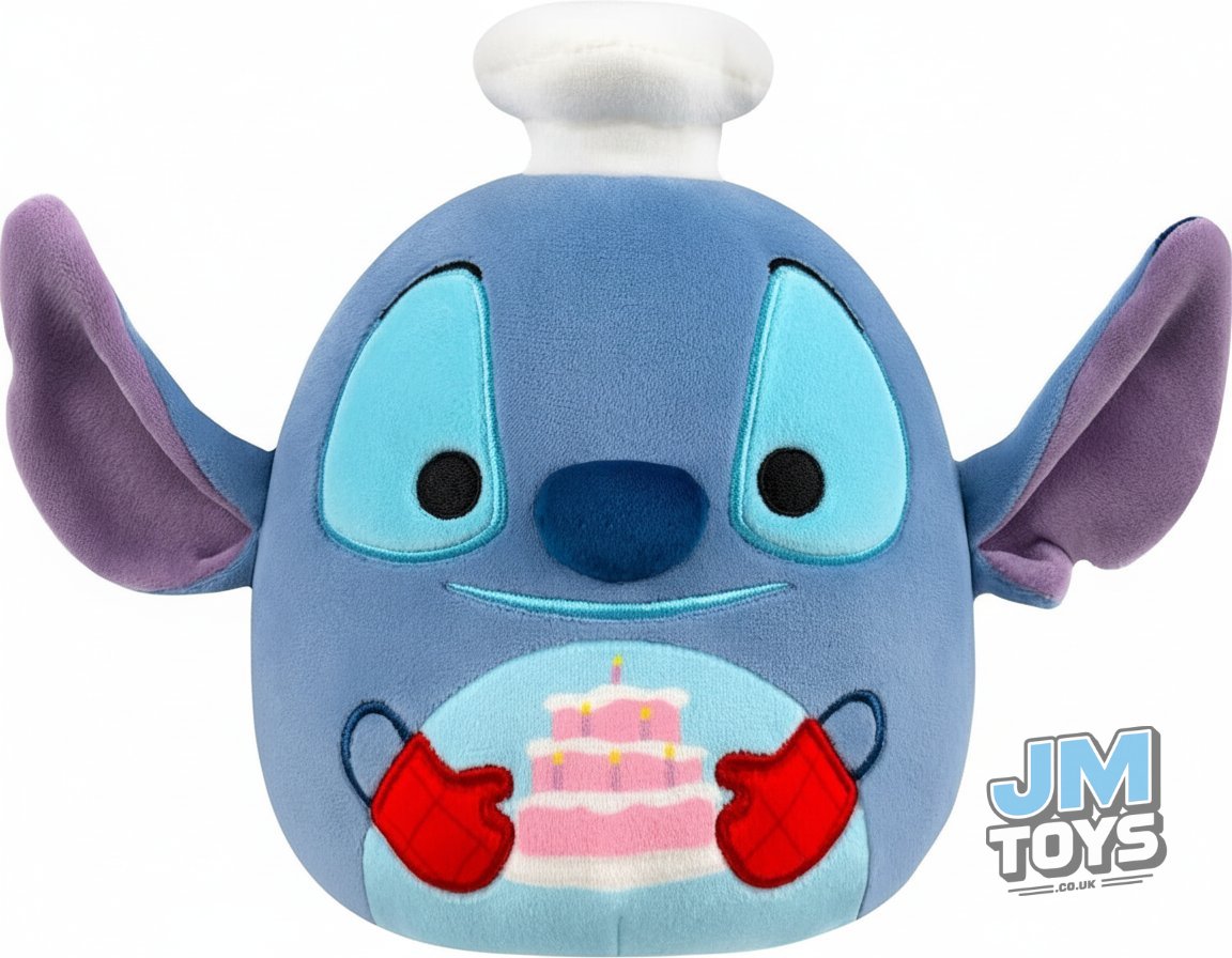 CHEF STITCH WITH BIRTHDAY CAKE | Squishmallows Disney Stitch 8"