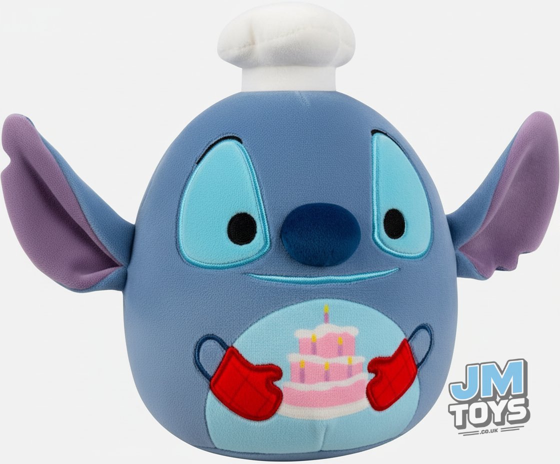 CHEF STITCH WITH BIRTHDAY CAKE | Squishmallows Disney Stitch 8"