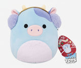 CLAYTON THE COW EARMUFFS | Squishmallows 7.5" Plush Christmas 25