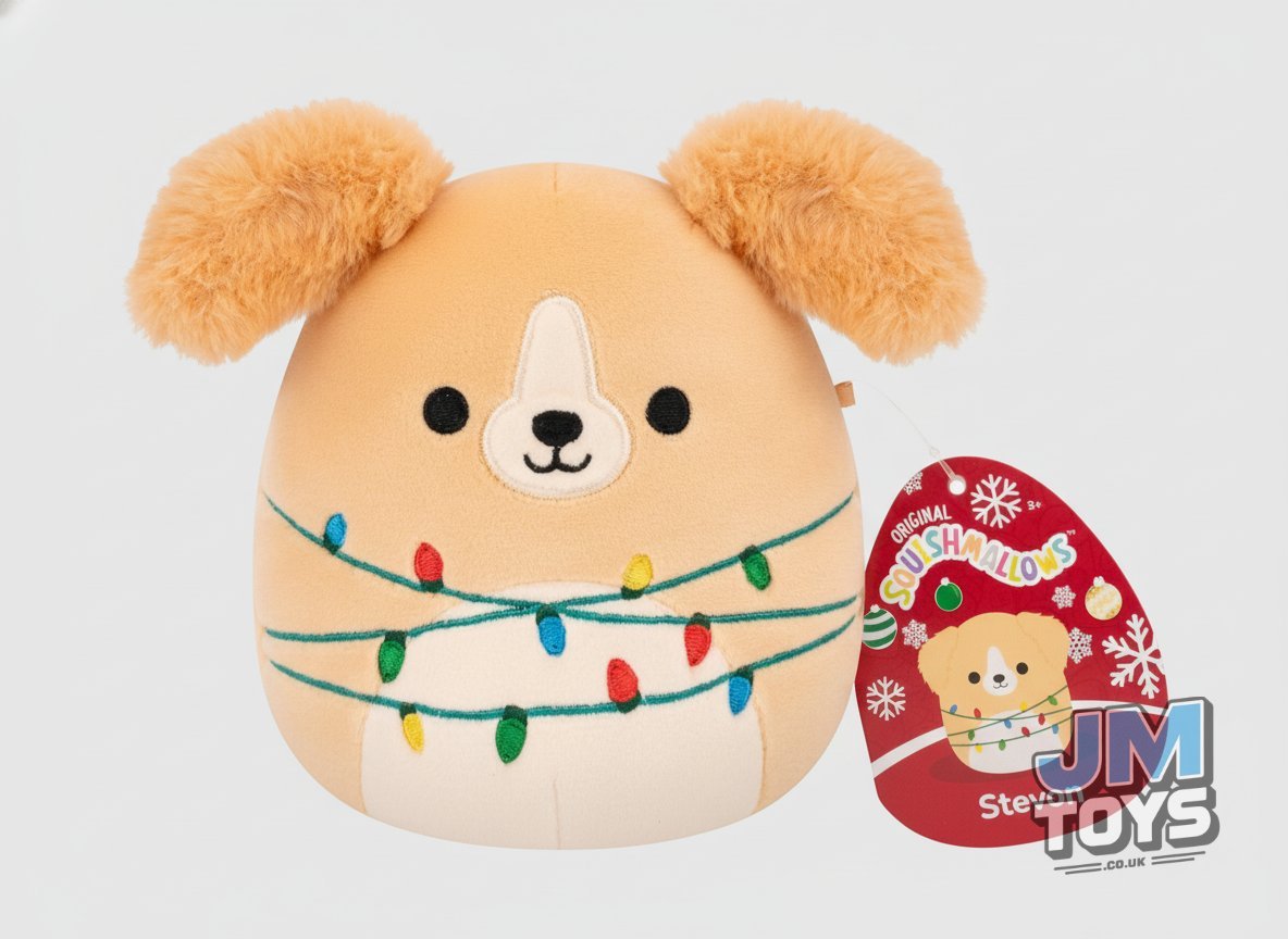 STEVON DOG CHRISTMAS LIGHTS | Squishmallows 7.5" Plush Christmas 25