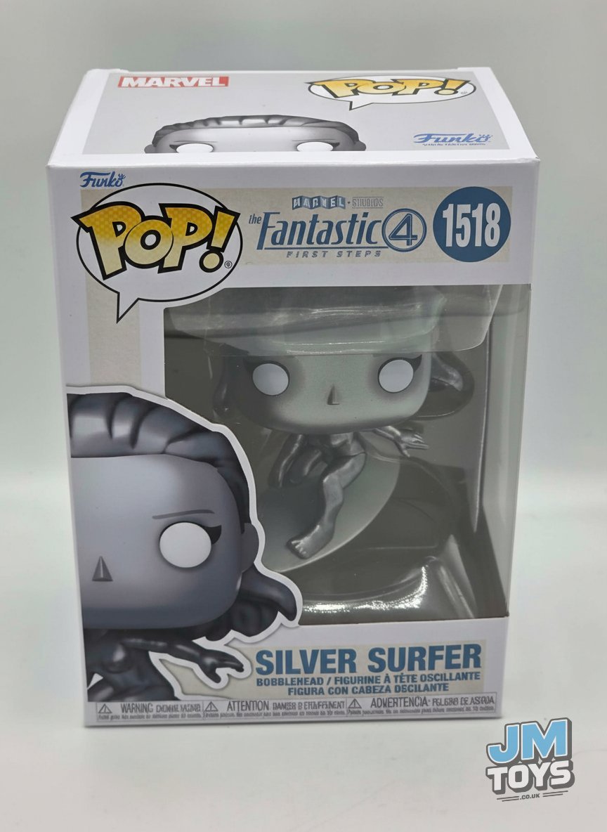 Slight Damaged Box | SILVER SURFER | The Fantastic Four First Steps | Funko Pop Marvel #1518