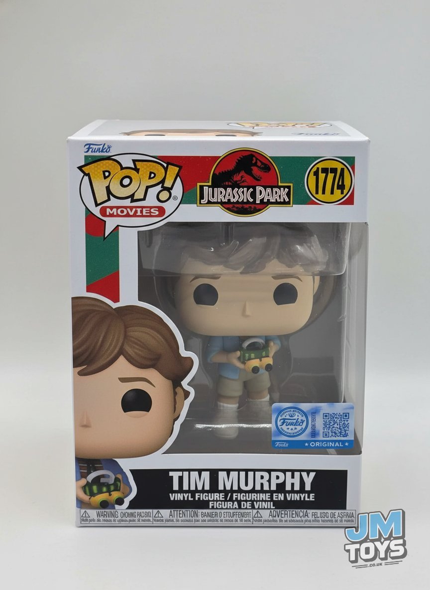 Slight Damaged Box | TIM MURPHY (WITH GOGGLES) | Jurassic Park | Funko Pop Movies #1774