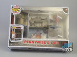 I.T. FUNHOUSE PLAYSET & 2 FIGURES | Display Case with Interior Scene & Storage | Funko Bitty POP! Boxes