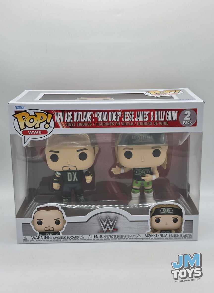 NEW AGE OUTLAWS  "ROAD DOGG" JESSE JAMES & BILLY GUNN | Funko Pop WWE | 2 Pack