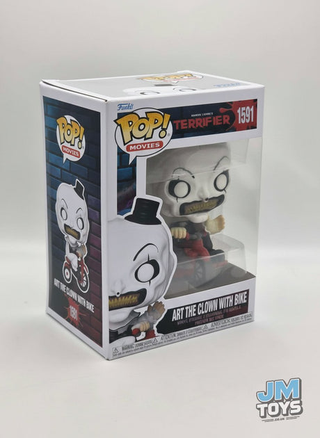 Slight Damaged Box | ART THE CLOWN WITH BIKE | Terrifier | Funko Pop Movies #1591