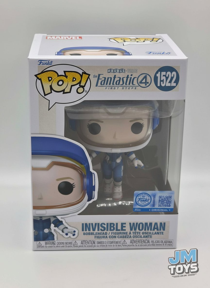 Damaged Box | INVISIBLE WOMAN (ASTRONAUT) | The Fantastic Four First Steps | Funko Pop Marvel #1522