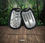 Rambo Dog Tags