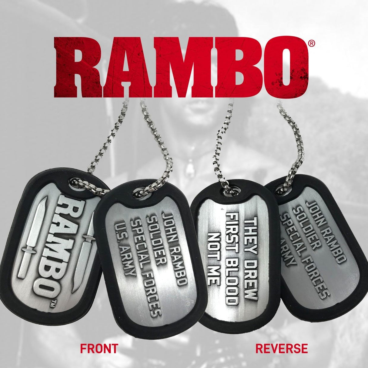 Rambo Dog Tags