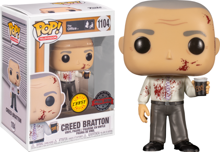 Funko Pop Television | The Office | Creed Bratton (Bloody) #1104 Chase