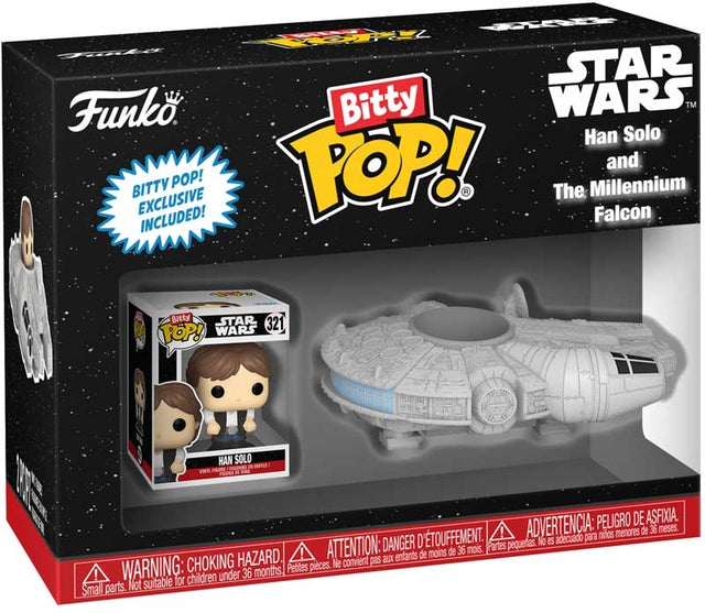 Han Solo and Millennium Falcon | Funko Bitty POP! Rides Star Wars