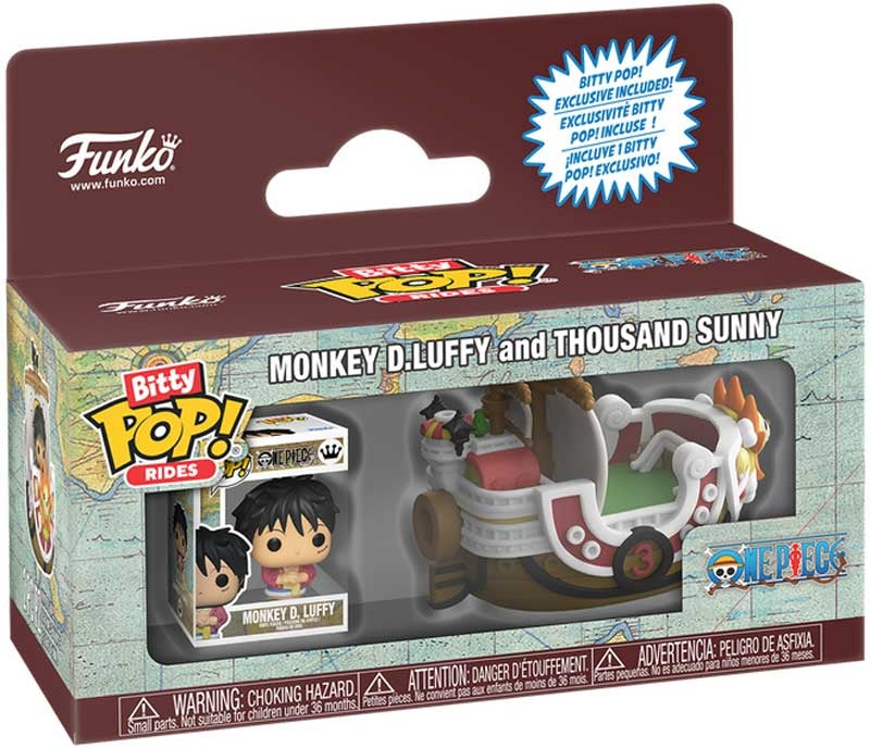 MONKEY D. LUFFY AND THOUSAND SUNNY | Funko Bitty POP! Rides One Piece