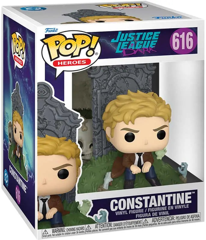 Funko Pop! Deluxe Heroes Justice League Dark CONSTANTINE 6 Inch #616