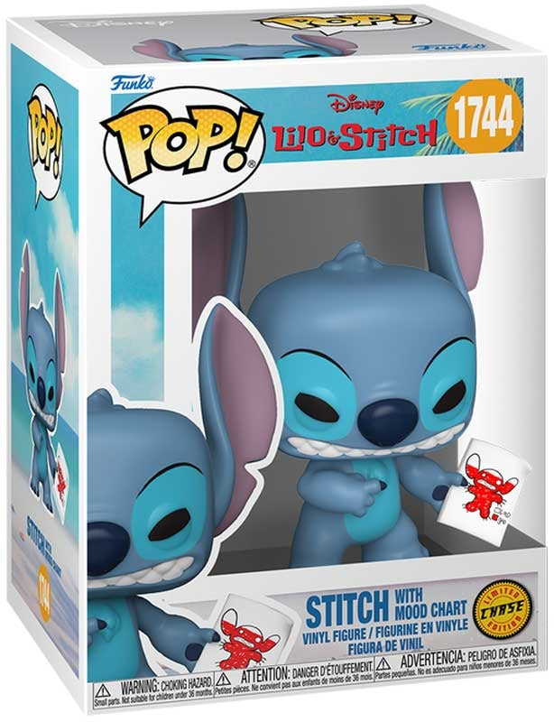 STITCH WITH MOOD CHART BAD (CHASE) | Funko Pop Disney Lilo & Stitch #1744