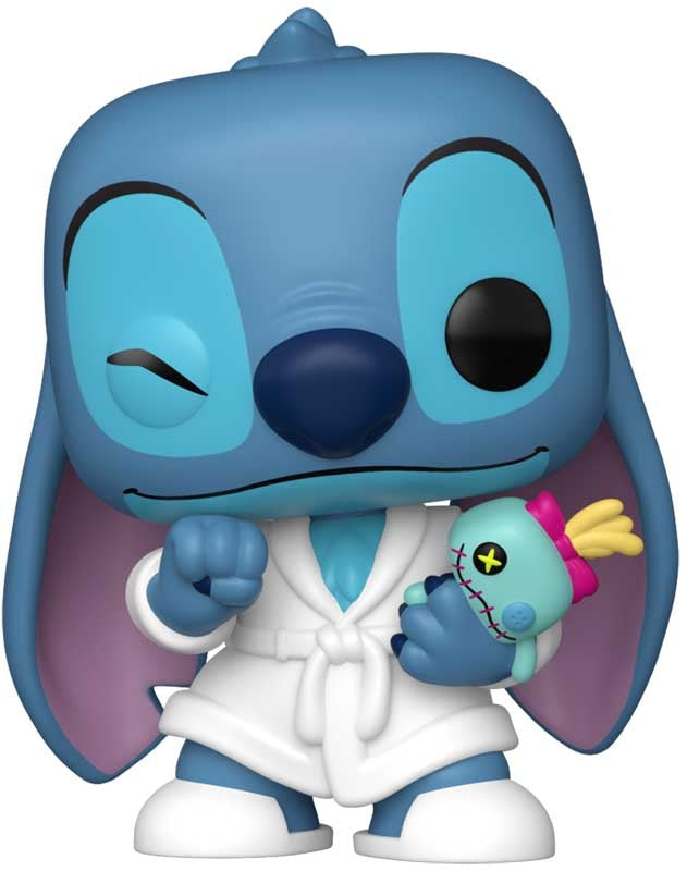 Slight Damaged Box | STITCH IN ROBE | Funko Pop Disney Lilo & Stitch #1608