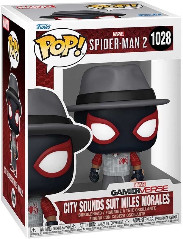 CITY SOUNDS SUIT MILERS MORALES | Spider-Man 2 | Funko Pop Games | Marvel Gamerverse  #1028