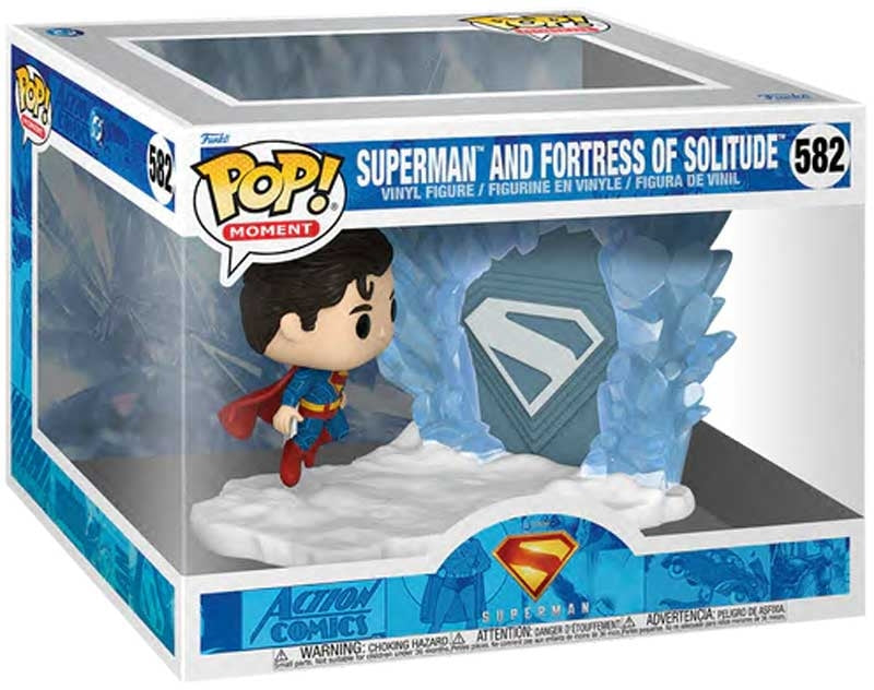 SUPERMAN AND THE FORTRESS OF SOLITUDE (2025) | Funko Pop Moment | 6 inch #582