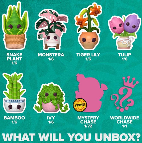 FLORA PLANTS BOX OF 6 | Funko Pop! Mystery Flora