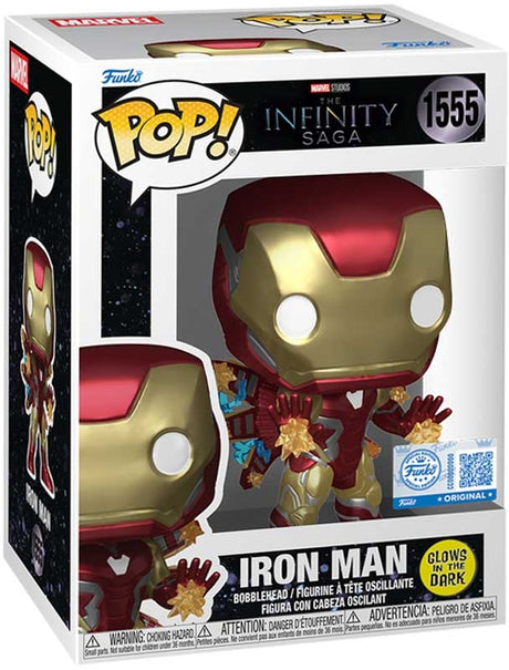 IRON MAN |The Infinity Saga | Funko Pop Plus | GLOW #1555