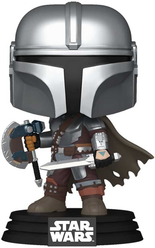 Funko Pop! Star Wars The Mandalorian and Grogu | THE MANDALORIAN DUAL WIELD #844