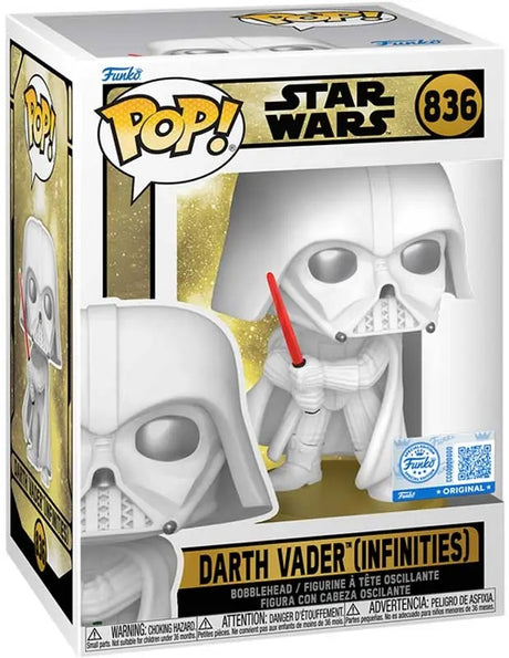 Funko Pop! Star Wars Legends DARTH VADER WHITE (Infinities) #836