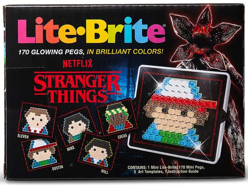 STRANGER THINGS  | Basic Fun | Lite-Brite Mini | Light Up Drawing Board