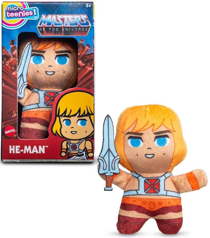Masters of the Universe, MOTU, HE-MAN, SKELETOR, Micro Teenies, Mattel, Plush, Collectables, 80s Toys, Retro