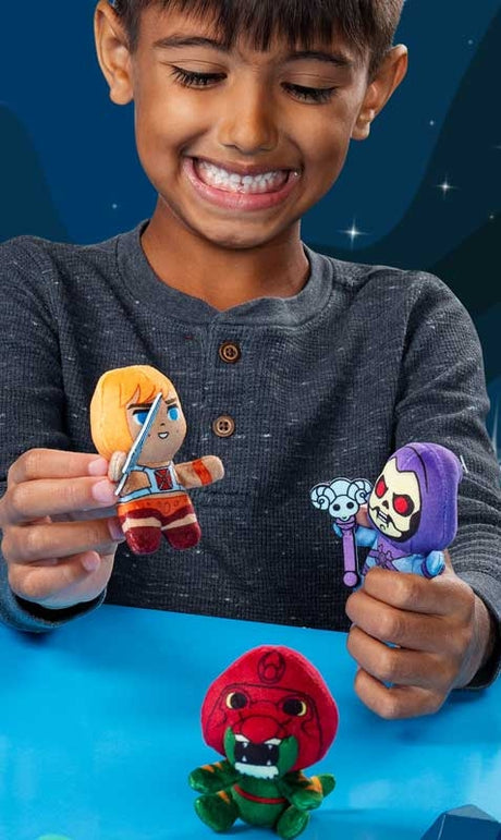 Masters of the Universe, MOTU, HE-MAN, SKELETOR, Micro Teenies, Mattel, Plush, Collectables, 80s Toys, Retro