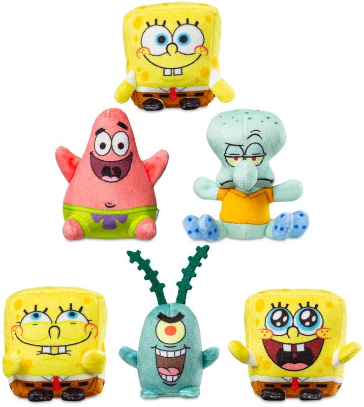 SPONGEBOB SQUAREPANTS  | Micro Teenies | 3 INCH Plush | Collectable Toy | CHOOSE YOUR CHARACTER