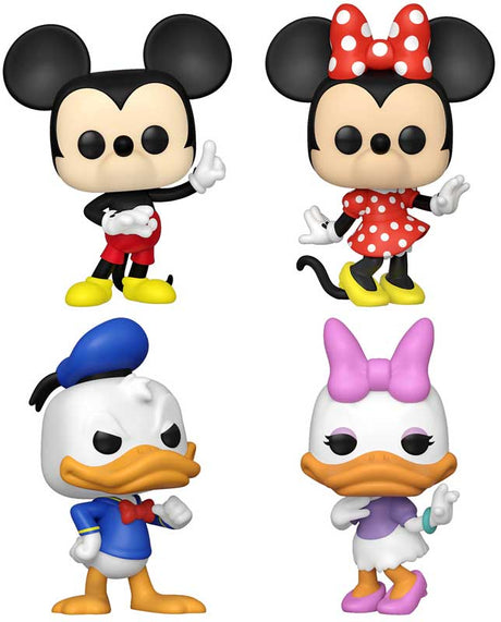 Funko Pop Disney 100 | Mickey / Minnie / Donald / Daisy | 4 Pack