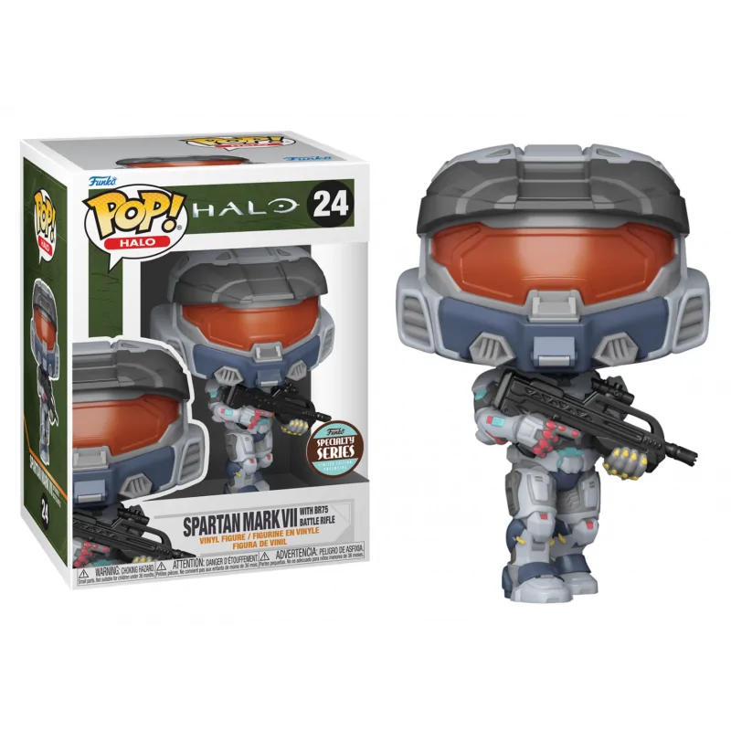 Funko Pop Halo | Spartan Mark VII with BR75 Battle Rifle #24 | Speciality Series