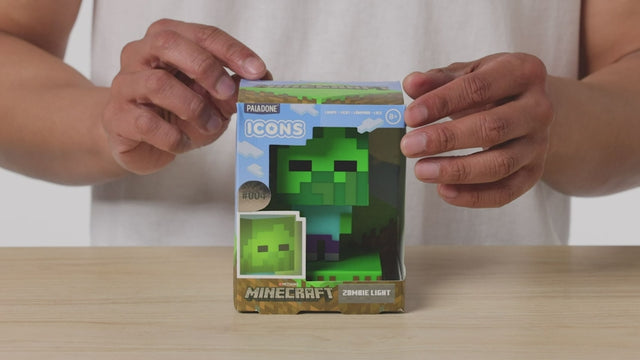 Paladone Minecraft | Zombie Icon Light | Officially Licensed