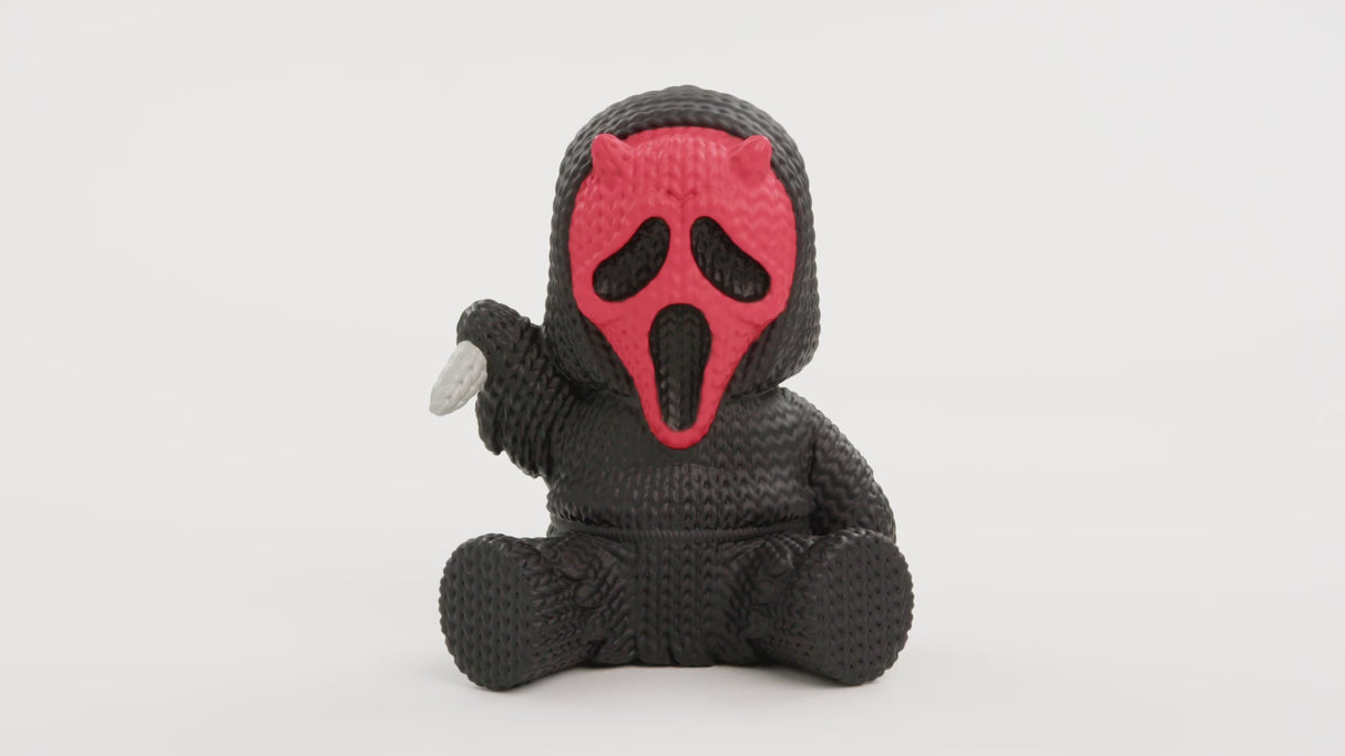 Ghost Face Devil Mask Red | Handmade by Robots | Scream | Vinyl Figure | Knit Series #139