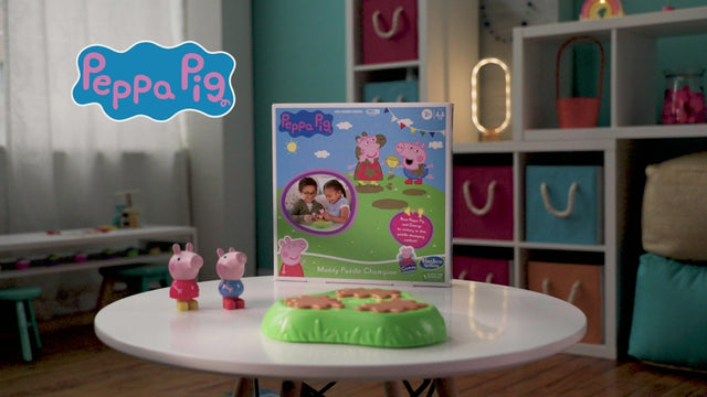 Hasbro | Peppa Pig | Muddy Puddle Champion Game