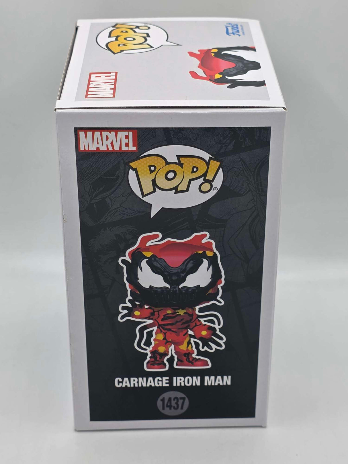 Slight Damaged Box | CARNAGE IRON MAN | Absolute Carnage | Funko Pop Marvel | #1437