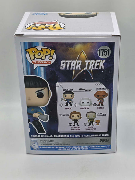 Slight Damaged Box | SPOCK (WITH VULCAN LIRPA)  | Star Trek | Funko Pop Television #1751