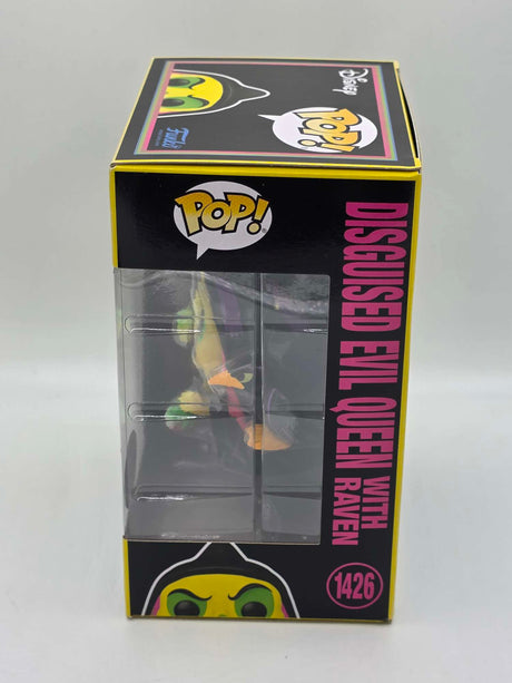 DISGUISED EVIL QUEEN (WITH RAVEN) | Blacklight | Funko Pop Disney Villains #1426